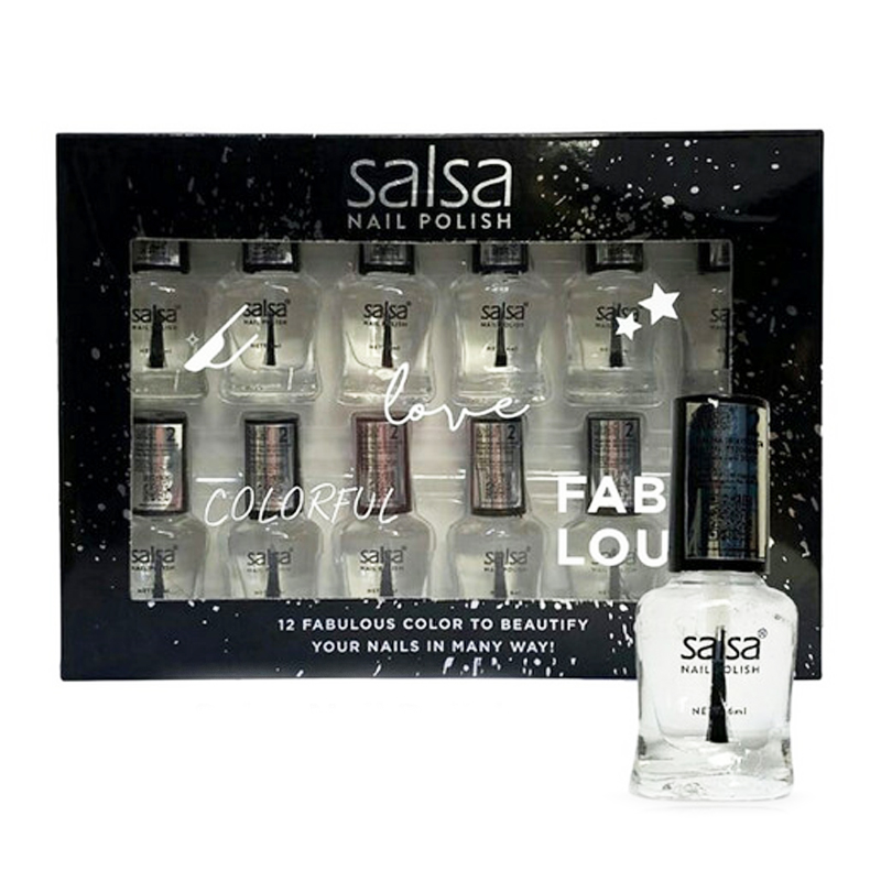 Salsa Cosmetics Nail Polish Bening Transparant (12pcs @ 6ml) | Gogobli