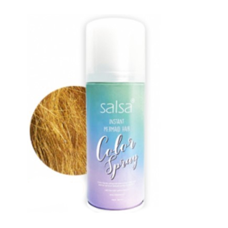 Salsa Cosmetics Instant Mermaid Hair Color Spray 06 Sunkissed (Golden Yellow) 80ml | Gogobli
