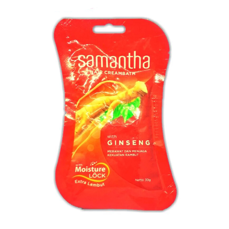 Samantha Hair Creambath Ginseng 30gr | Gogobli