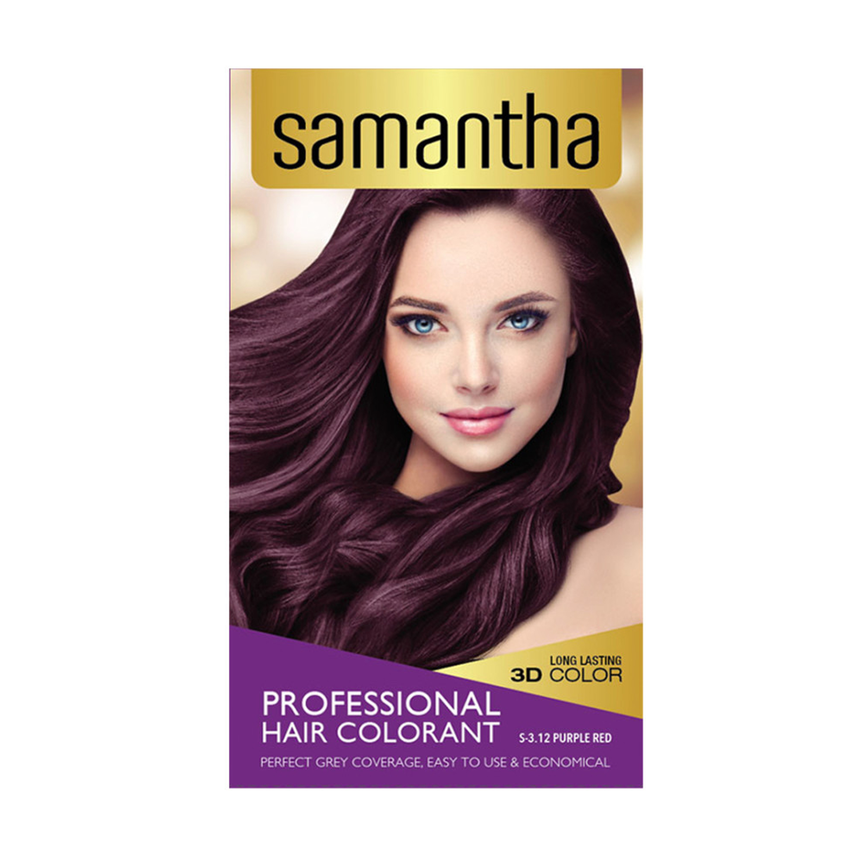 Samantha Professional Hair Colorant Purple Red 25gr | Gogobli