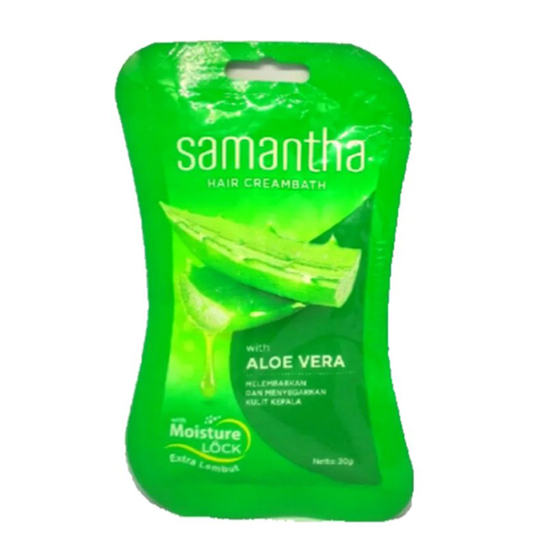 Samantha Hair Creambath Aloe Vera 30gr | Gogobli