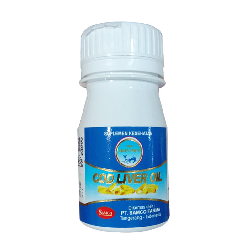 Cap Ikan Paus Cod Liver Oil 50 Capsules | Gogobli