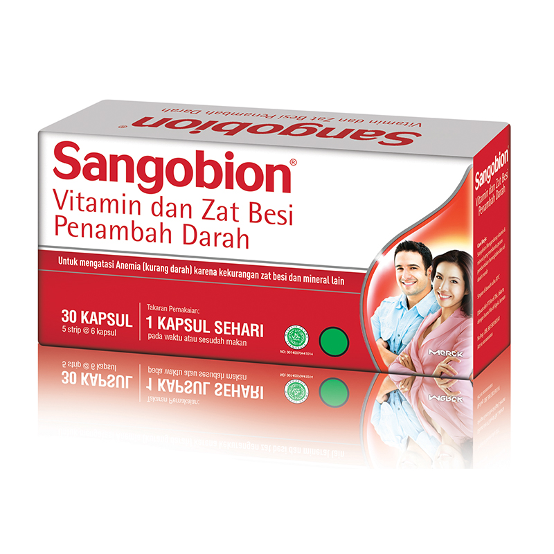Sangobion 30 Kapsul (5 Strip @ 6 Kapsul) | Gogobli