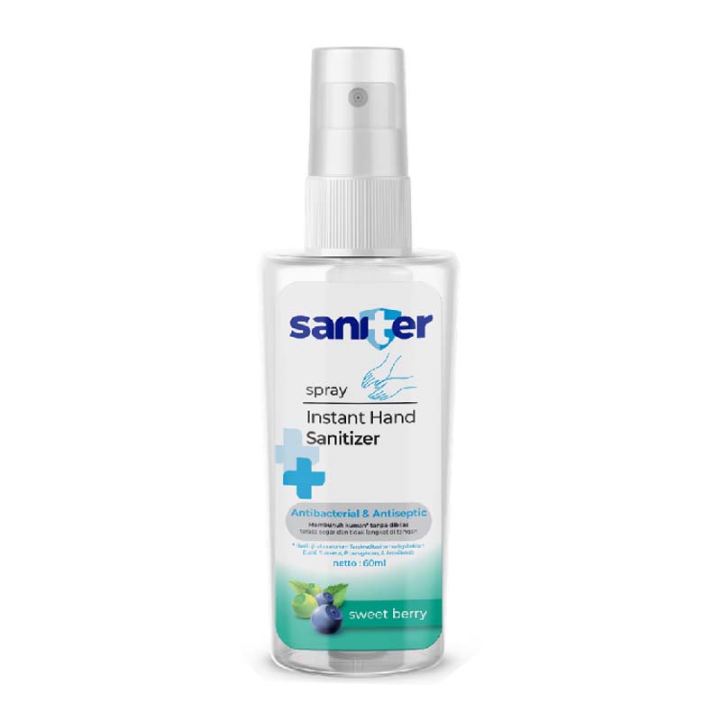 Saniter Hand Sanitizer Spray Sweet Berry 60ml | Gogobli