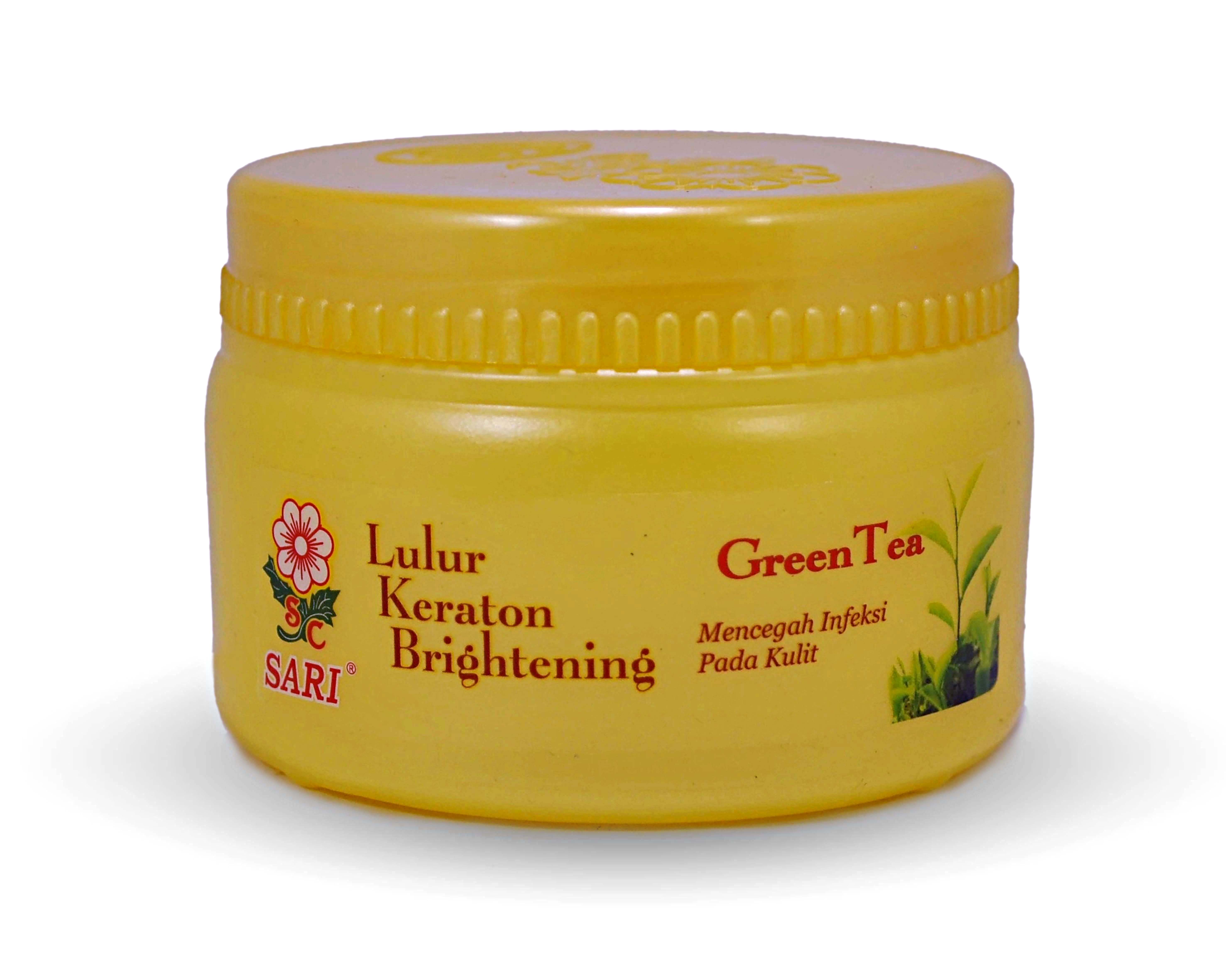 Sari Cosmetics Lulur  Keraton Brightening Green Tea pot  