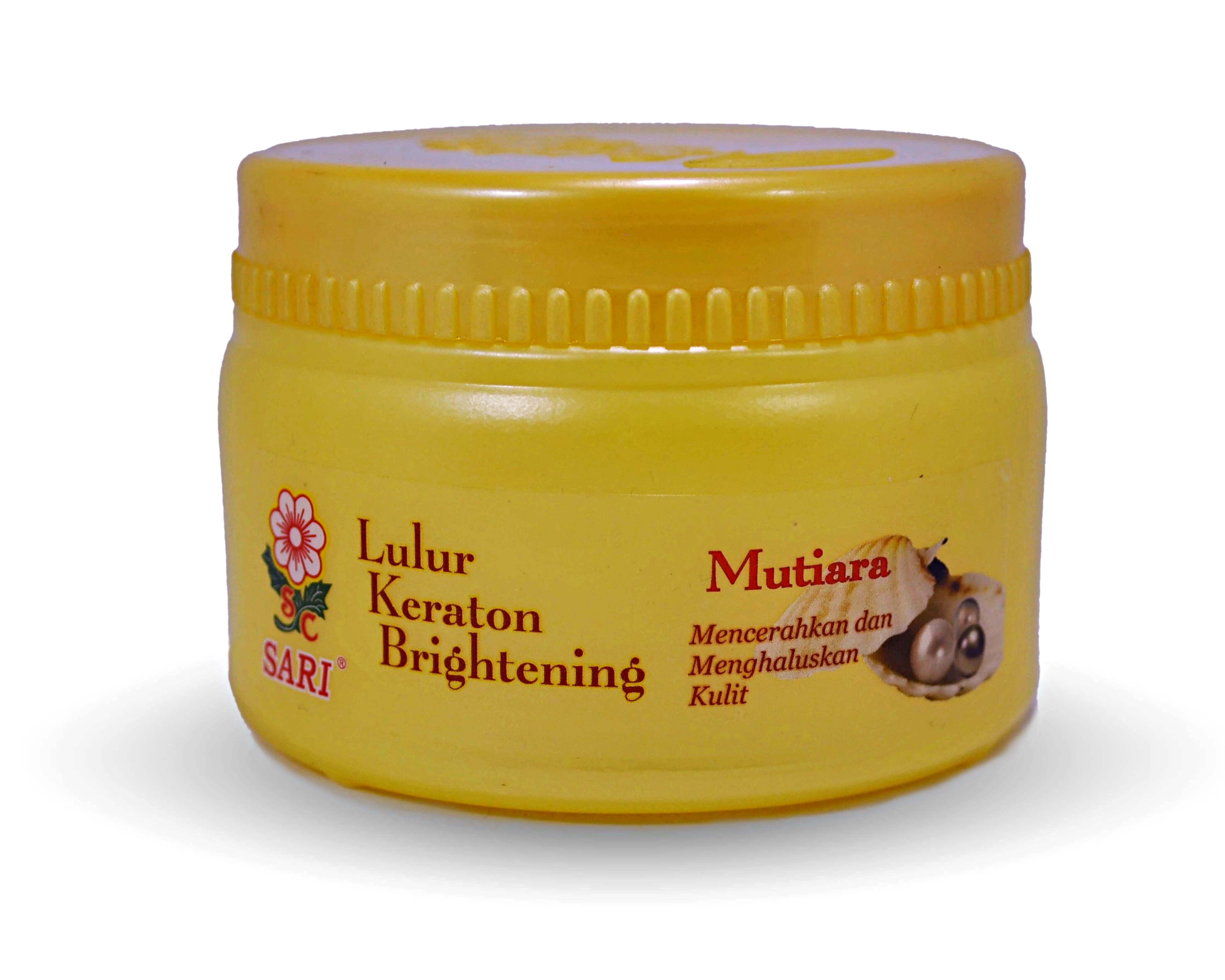 Sari Cosmetics Lulur  Keraton Brightening Mutiara pot  