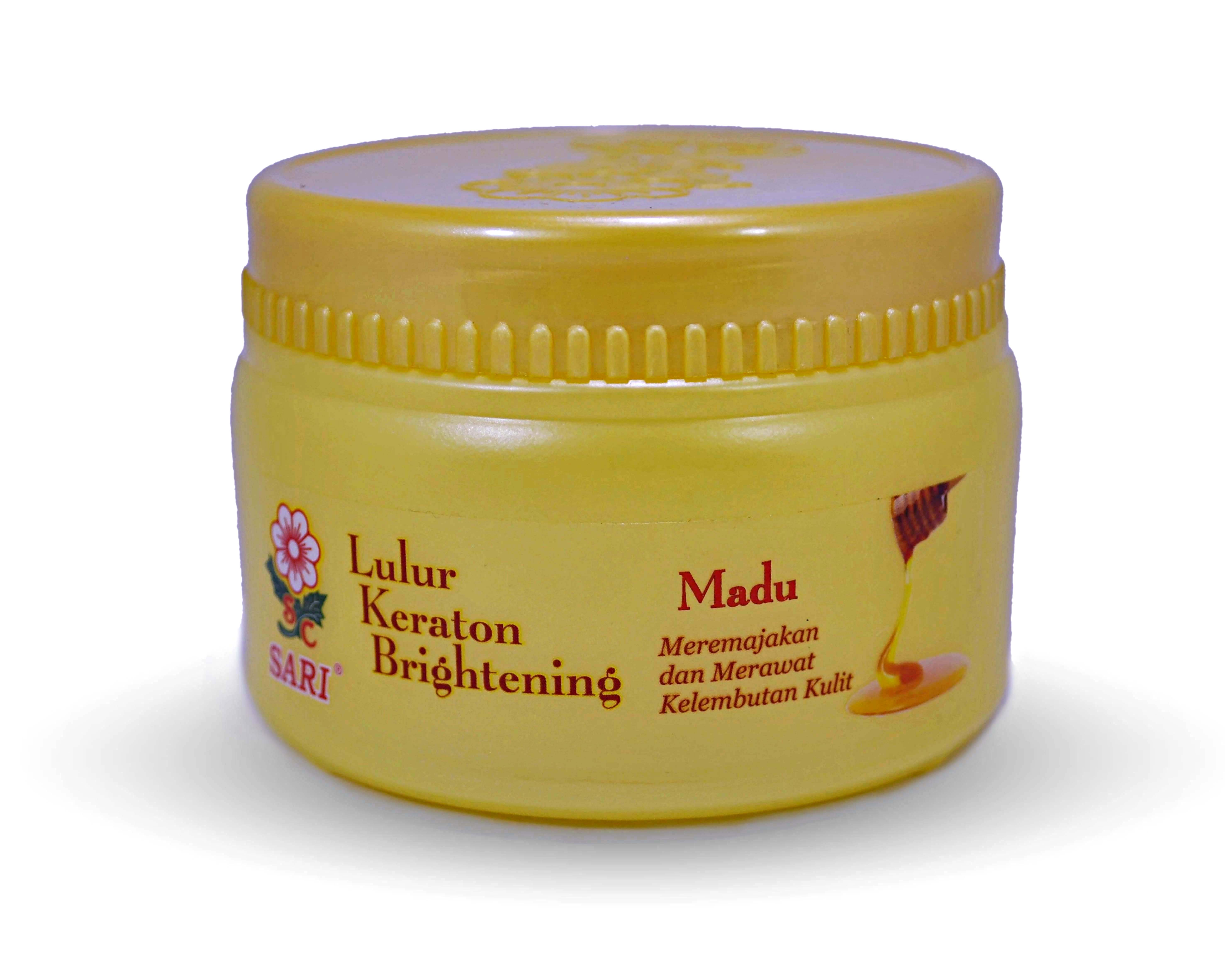 Sari Cosmetics Lulur  Keraton Brightening Madu pot  