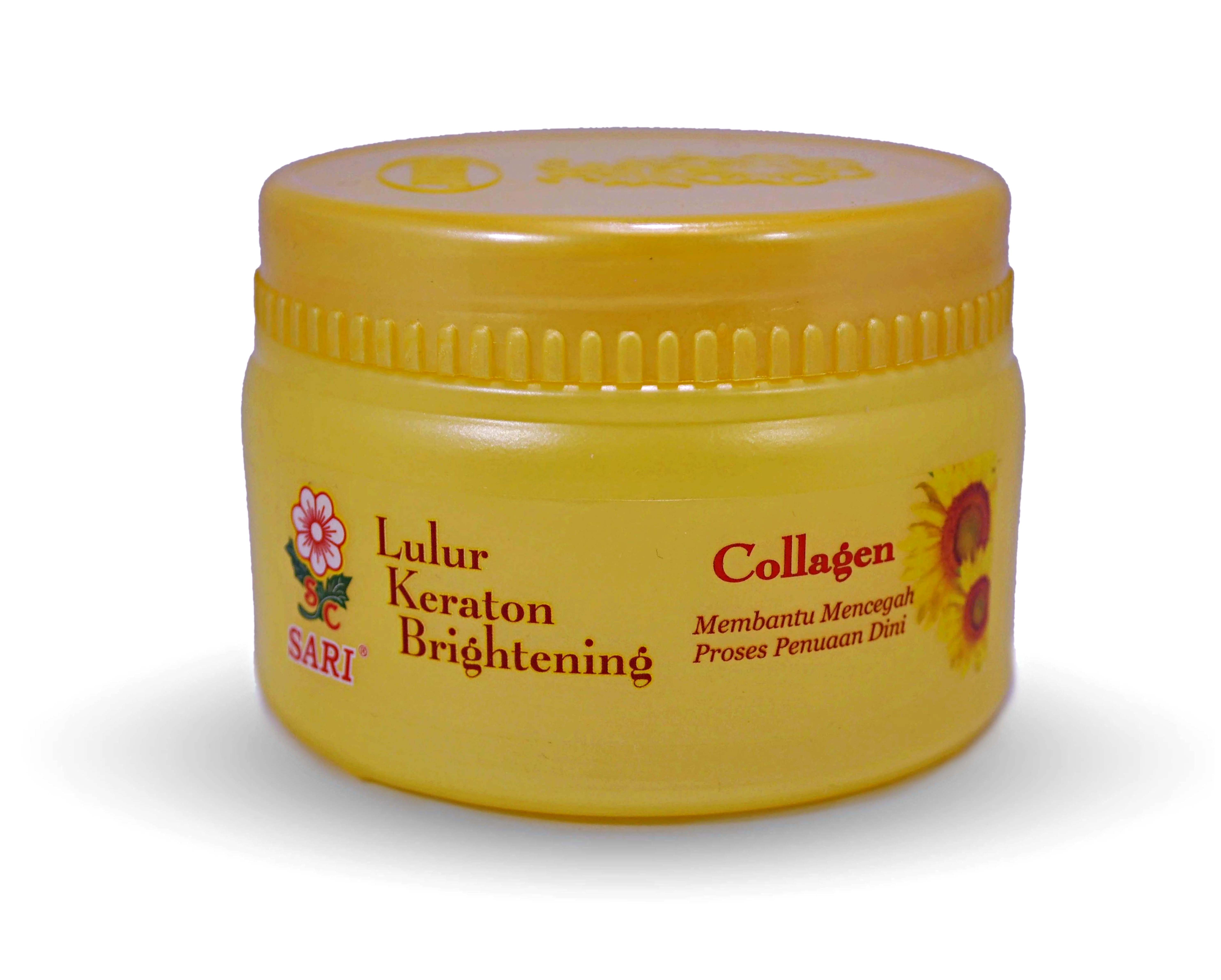 Sari Cosmetics Lulur  Keraton Brightening Collagen pot  