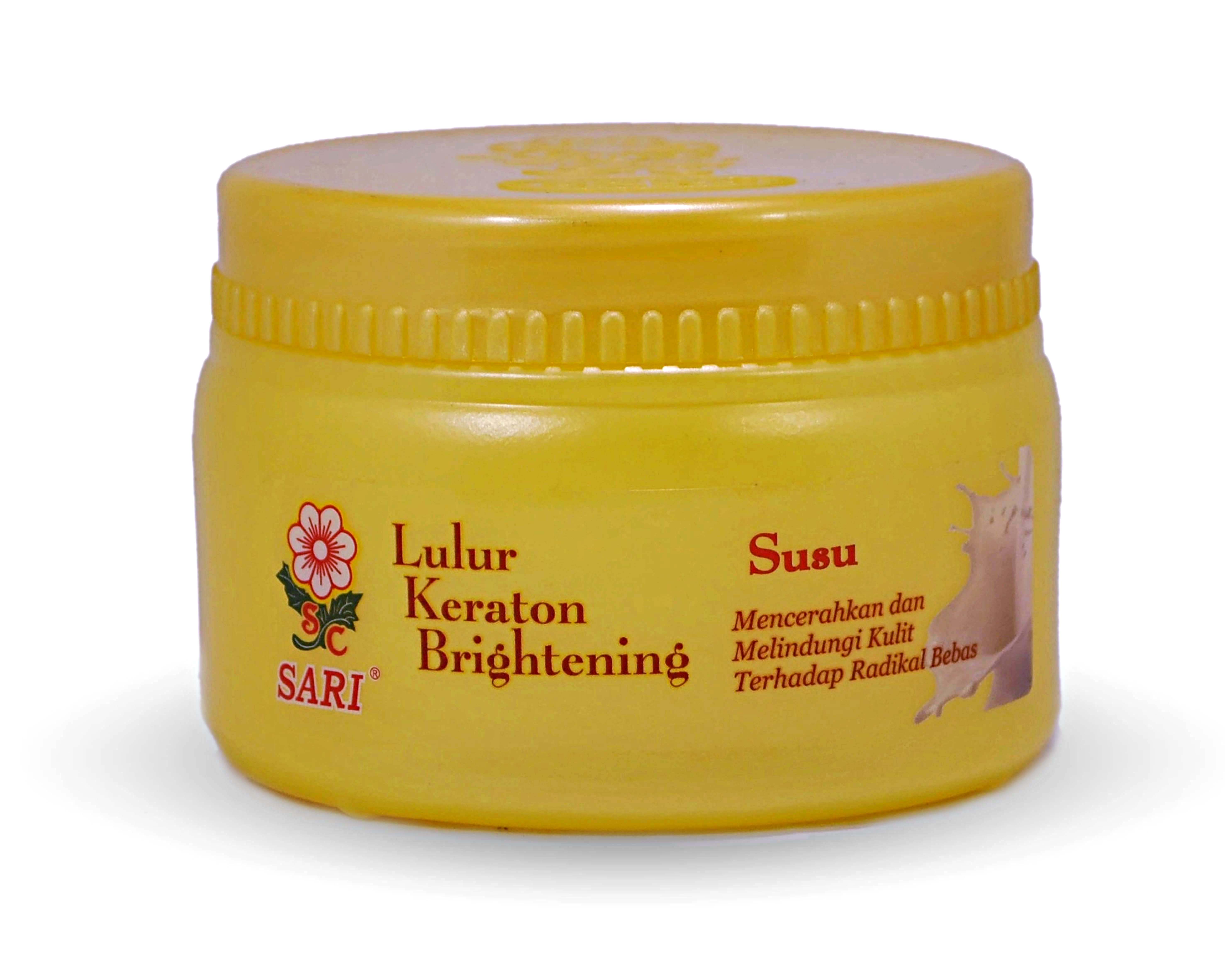 Sari Cosmetics Lulur  Keraton Brightening Susu pot  