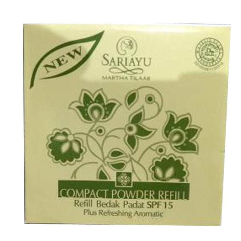 Sariayu Compact Powder SPF 15 Kuning Pengantin Refill 15gr | Gogobli