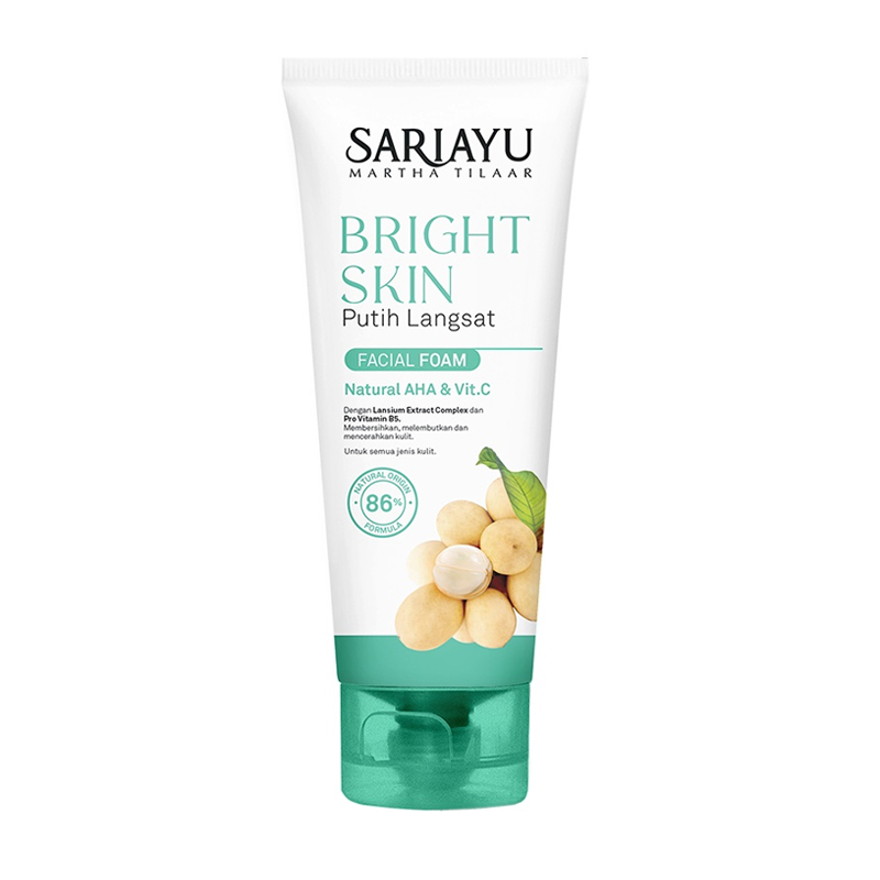 Sariayu Bright Skin Putih Langsat Facial Foam 75gr | Gogobli