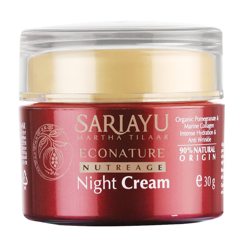 Sariayu Econature Nutreage Night Cream 30gr | Gogobli