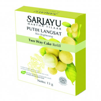 Sariayu Putih Langsat Two Way Cake Refill 13gr | Gogobli