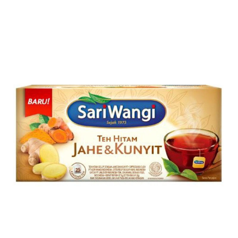 Sariwangi Teh Celup Jahe Kunyit 25 Kantong Teh | Gogobli