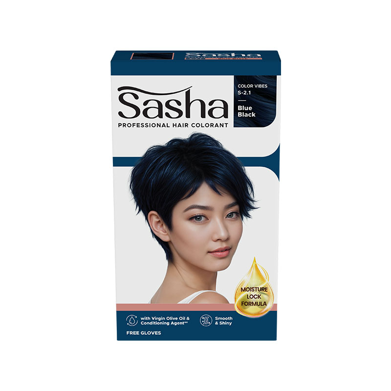 Sasha Professional Hair Colorant (S-2.1) Blue Black 25gr | Gogobli