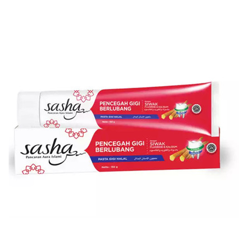 Sasha Pasta Gigi Pencegah Gigi Berlubang 65gr | Gogobli