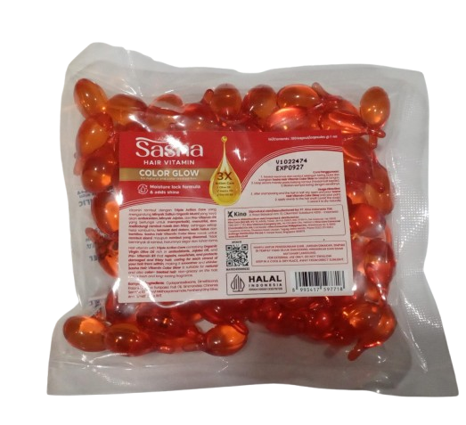 Sasha Vitamin Rambut Color Glow Bag 100pcs | Gogobli