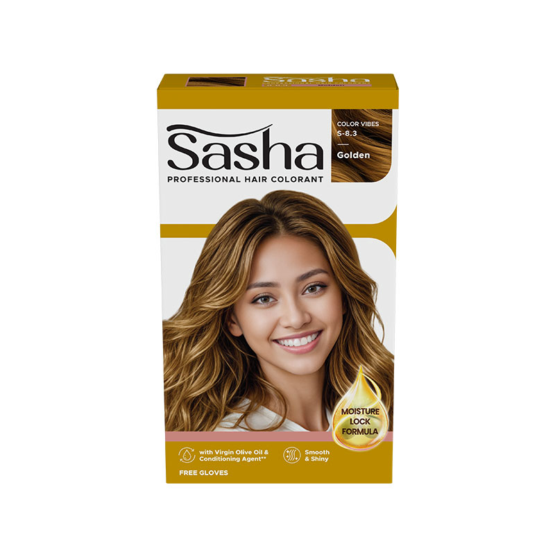 Sasha Professional Hair Colorant (S-8.3) Golden 25gr | Gogobli
