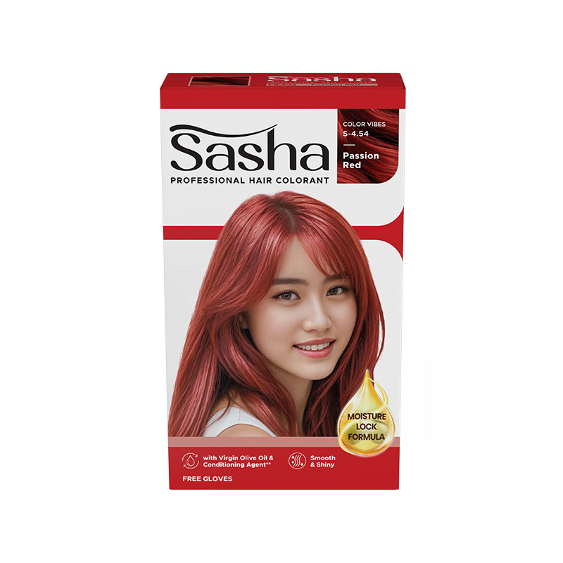 Sasha Professional Hair Colorant (S-4.54) Passion Red 25gr | Gogobli