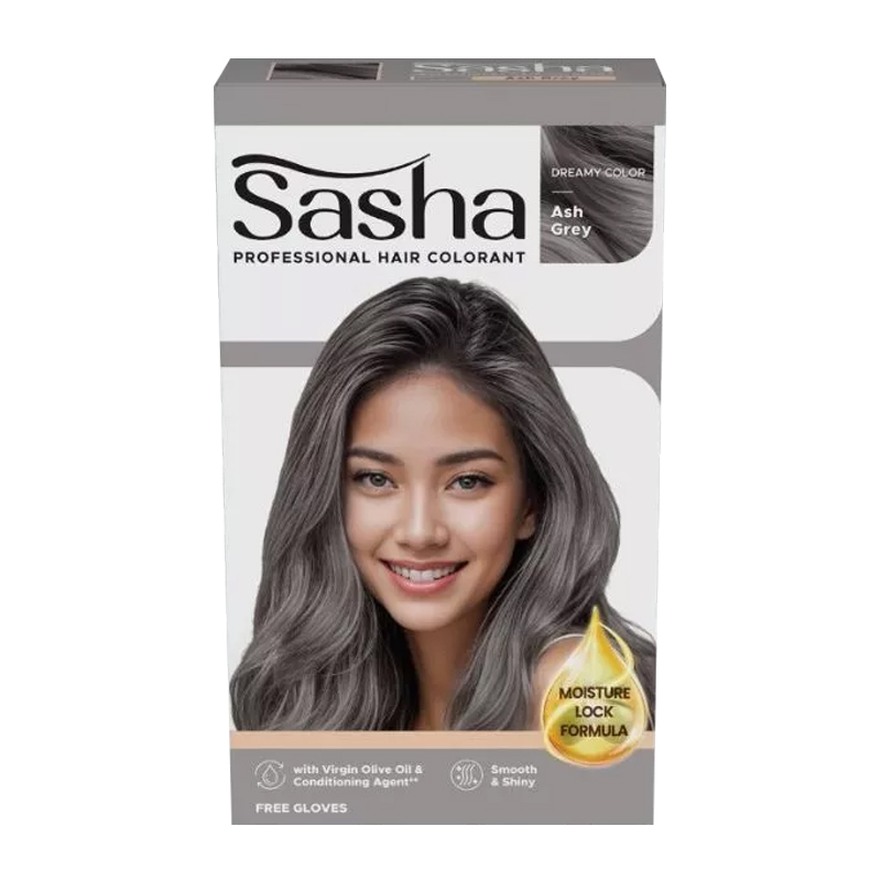 Sasha Professional Hair Colorant Ash Grey 25gr | Gogobli