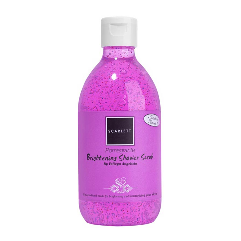 Scarlett Brightening Shower Scrub Pomegranate 300ml | Gogobli