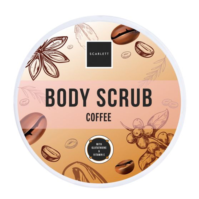 Scarlett Body Scrub Coffee 250gr | Gogobli