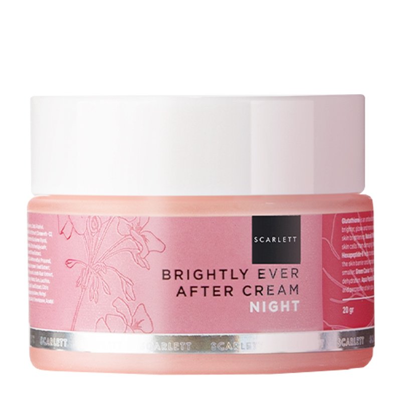 Scarlett Brightly Ever After Night Cream 20gr | Gogobli