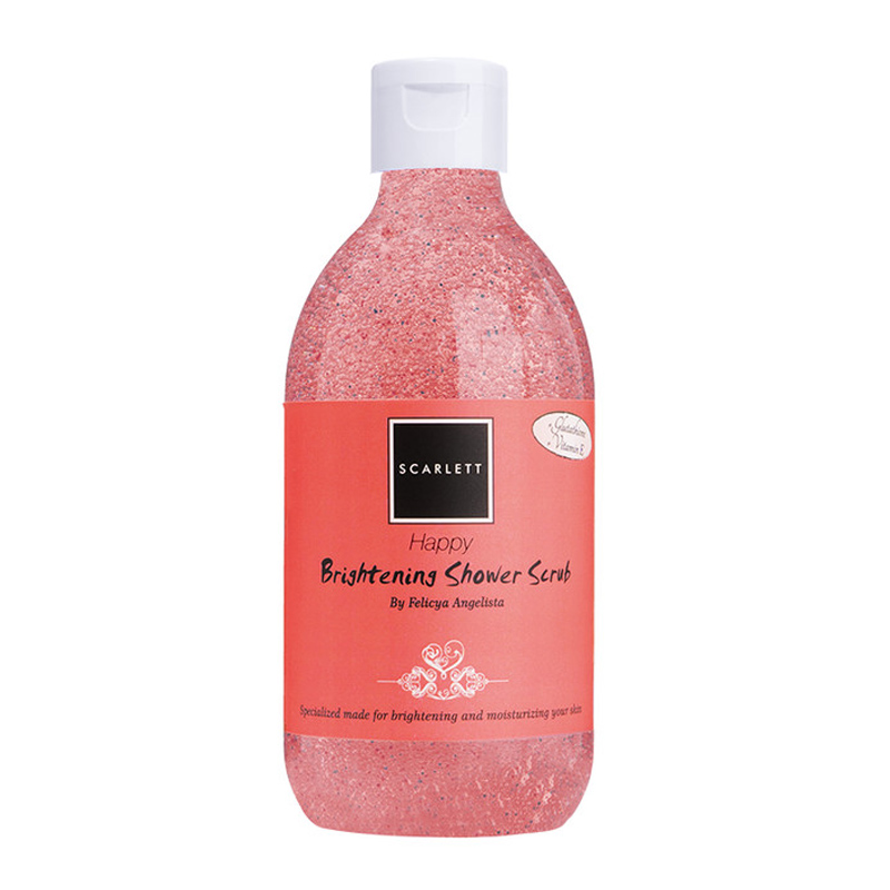 Scarlett Brightening Shower Scrub Happy 300ml | Gogobli