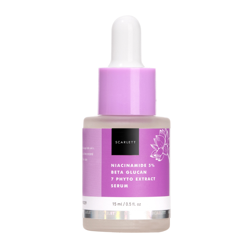 Scarlett Niacinamide 5% Beta Glucan 7 Phyto Extract Serum 15ml | Gogobli