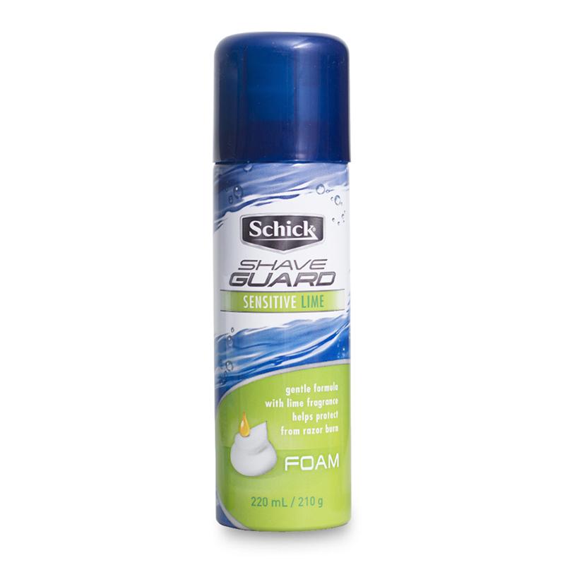 Schick Shave Guard Foam Sensitive Lime 220ml/210gr | Gogobli