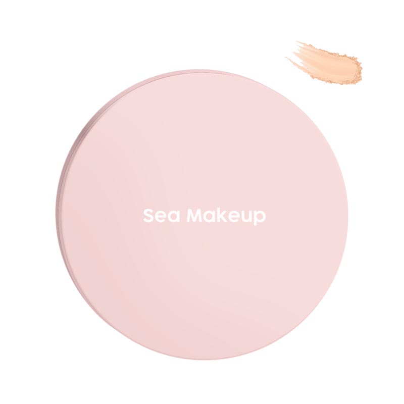 Sea Makeup Acne Cover & Smooth Two Way Cake Custard Choux 9gr | Gogobli
