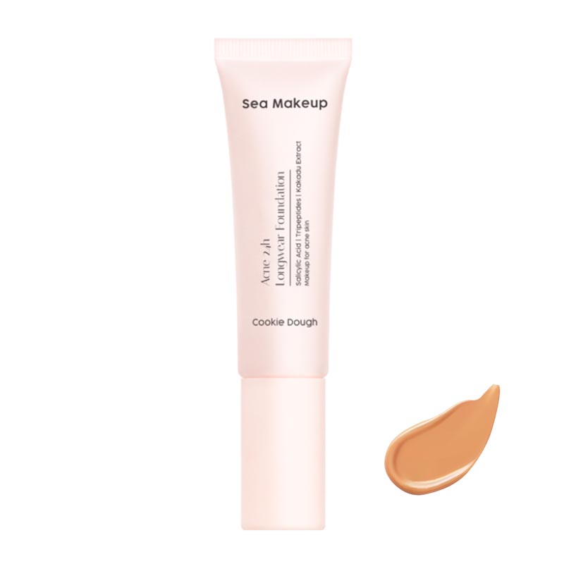 Sea Makeup Acne 24h Longwear Foundation Cookie Dough 30ml | Gogobli