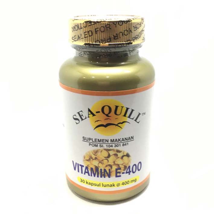 Sea Quill Vitamin E 400 30 Softgels Gogobli