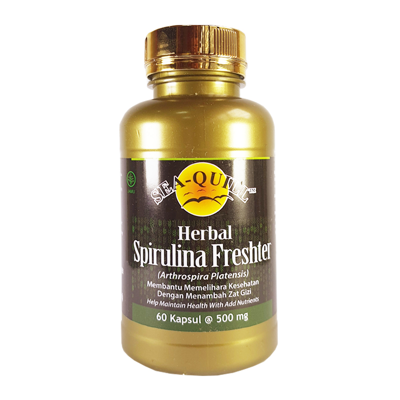 Sea-Quill Herbal Spirulina Freshter 60 Kapsul | Gogobli