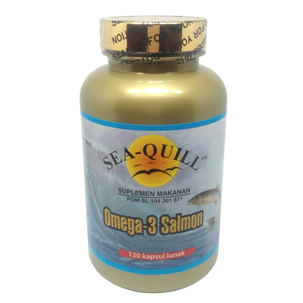 Sea-Quill Omega 3 Salmon 120 Softgels | Gogobli