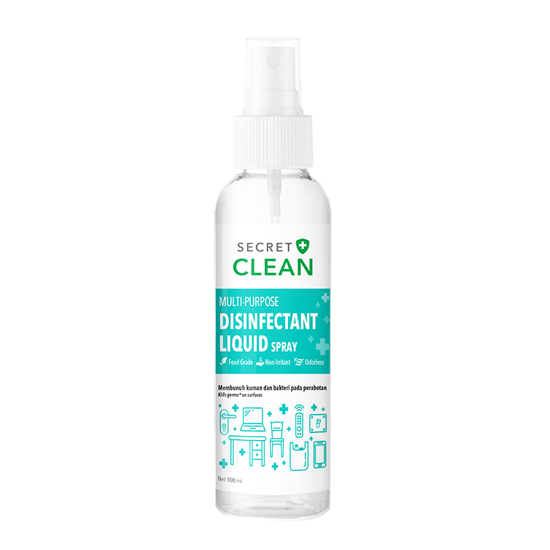 Secret Clean Disinfectant Liquid Food Grade 100ml | Gogobli