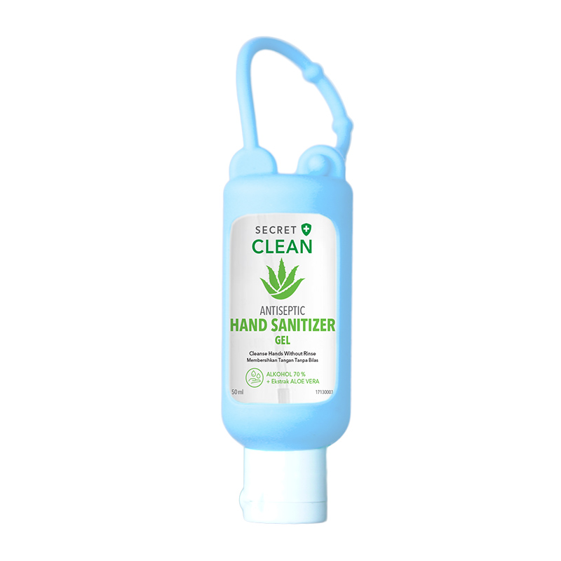 Secret Clean Antiseptic Hand Sanitizer Gel With Silicon Case 50ml | Gogobli