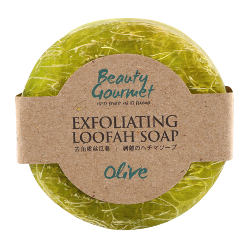 Secret Garden Exfoliating Loofah Soap Olive 100gr | Gogobli