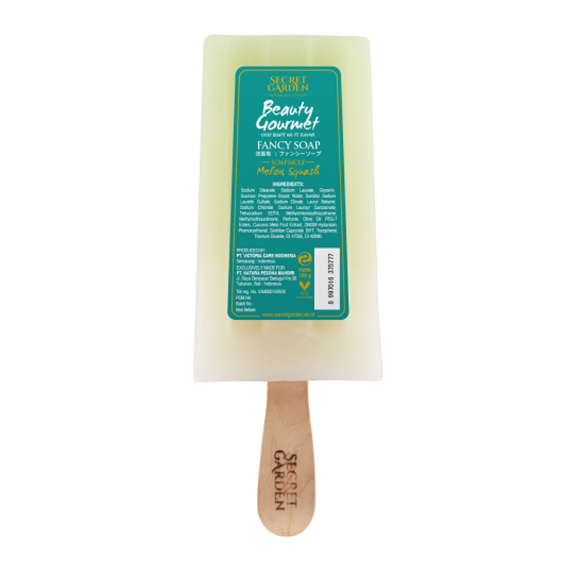 Secret Garden Beauty Gourmet Soapsicle Melon Squash 100gr | Gogobli