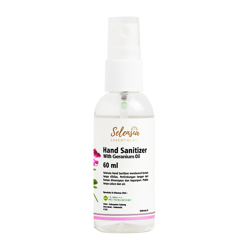 Selensia Hand Sanitizer Geranium 60ml | Gogobli