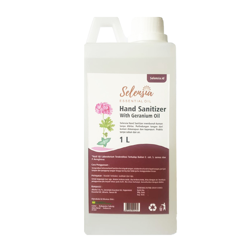 Selensia Hand Sanitizer Geranium 1000ml | Gogobli