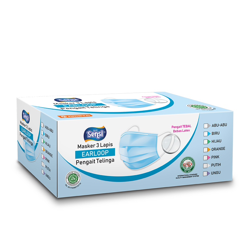 Sensi Masker 3 Lapis Earloop 40s | Gogobli