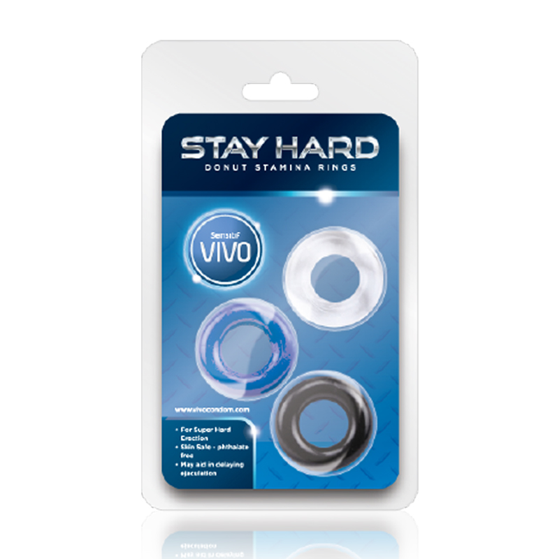 Jual Sensitif Vivo Stay Hard Donut Stamina Rings 3s HBHoz
