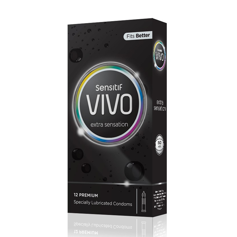 Sensitif Vivo Extra Sensation 12pcs (ED: Nov 25) | Gogobli