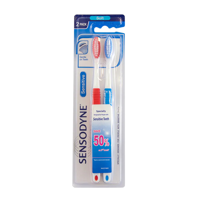 Sensodyne Toothbrush Sensitive Soft 2s | Gogobli
