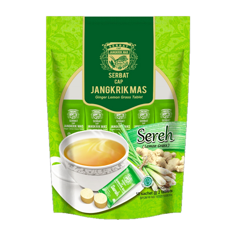Serbat Jangkrik Mas Sereh 120gr | Gogobli
