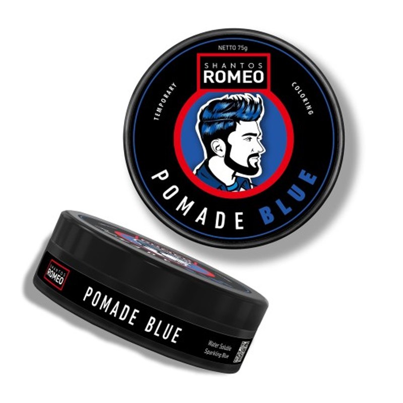 Shantos Romeo Temporary Coloring Pomade Blue 75gr | Gogobli