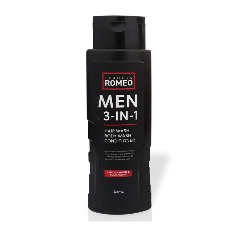 Shantos Romeo Men 3in1 220ml (Shampoo-Conditioner-Body Wash) | Gogobli