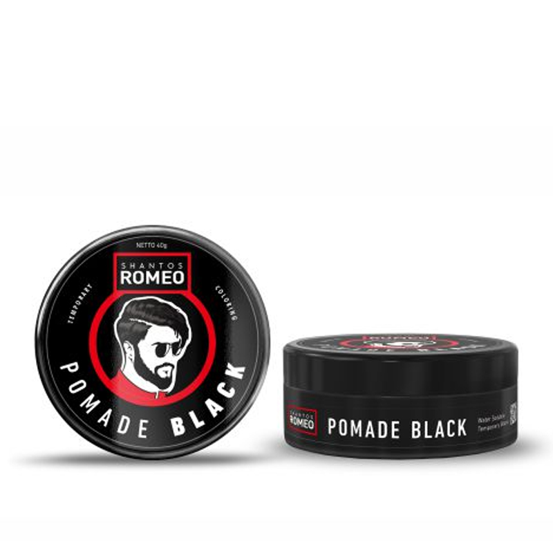Shantos Romeo Temporary Coloring Pomade Black 75gr | Gogobli