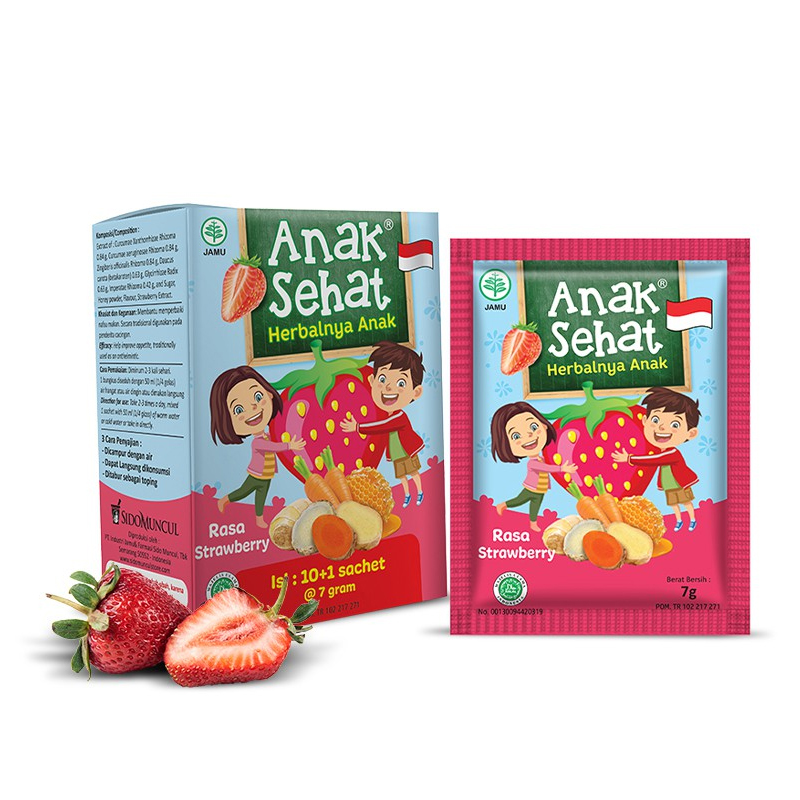 Sidomuncul Anak Sehat Strawberry (10s @ 7gr) | Gogobli